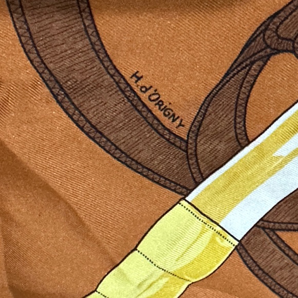 Vintage Hermes Emperon D’or Silk Scarf - Picture 6 of 7